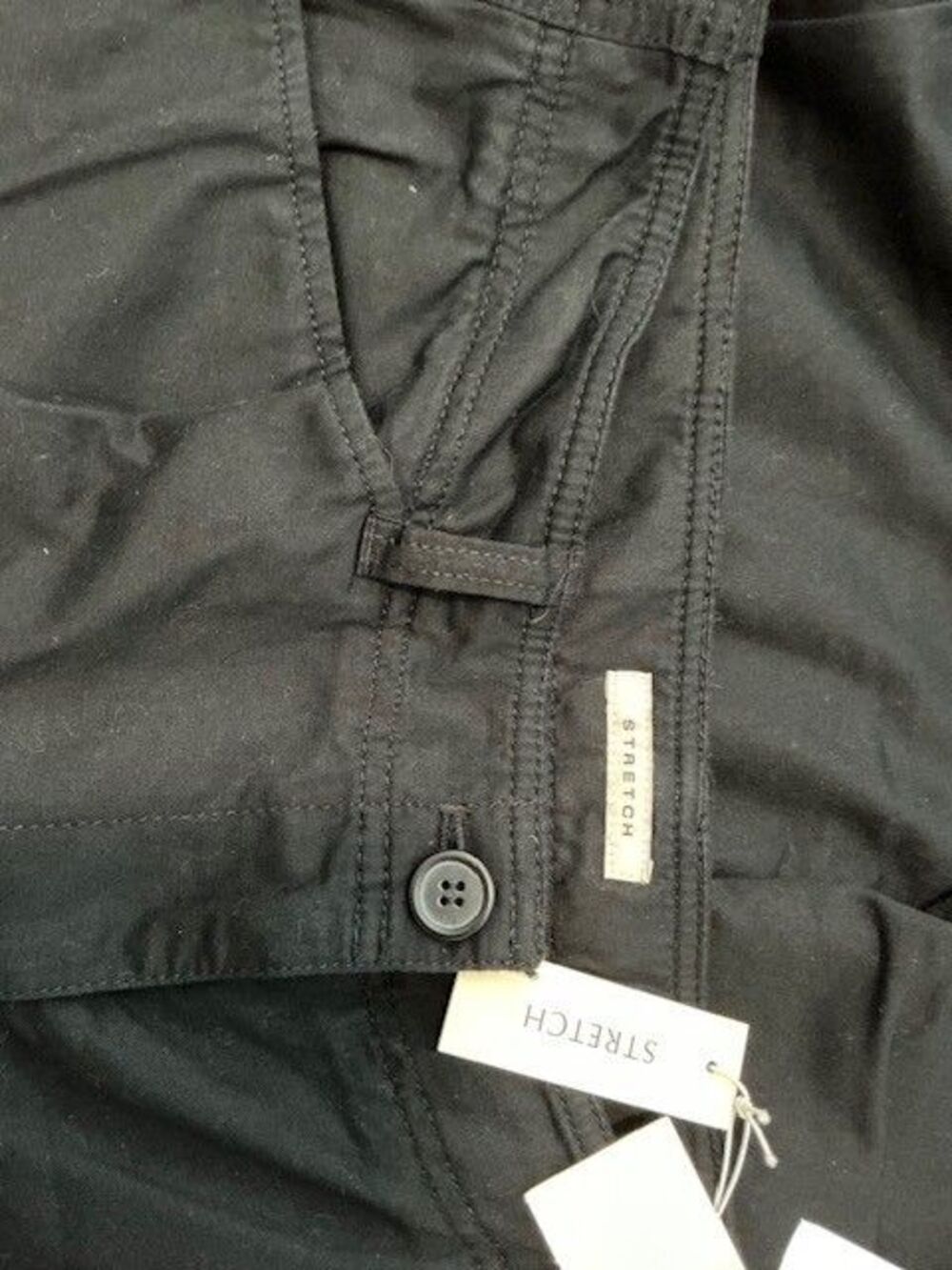 JONES NEW YORK Sport Womens PANTS Sz 14 NEW Black Wide Leg Stretch NWT - Picture 4 of 5